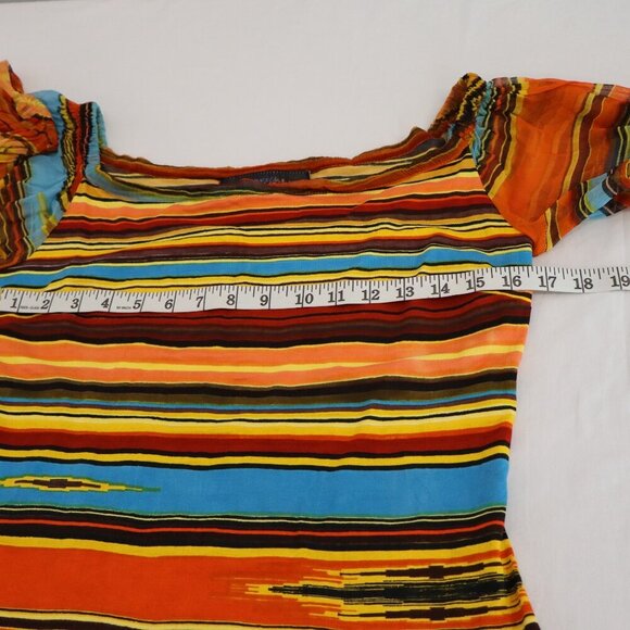 Vintage Collection Skirt Set Western Fiesta Tiered Ruffles Maxi Size Med NWT - Picture 5 of 12